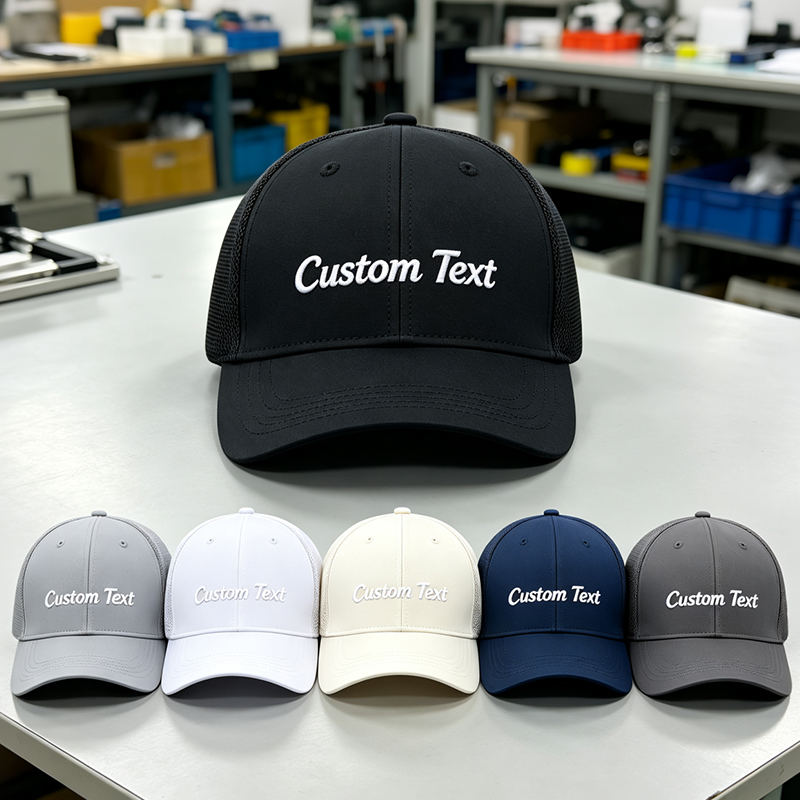 Trucker Cap Mesh - قبعة بيسبول شبكية قابلة للتعديل بتطريز
