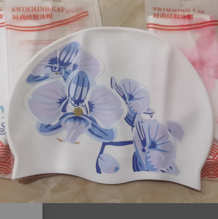 Swim Hat Silicone - قبعات سباحة من السيليكون مقاومة للماء