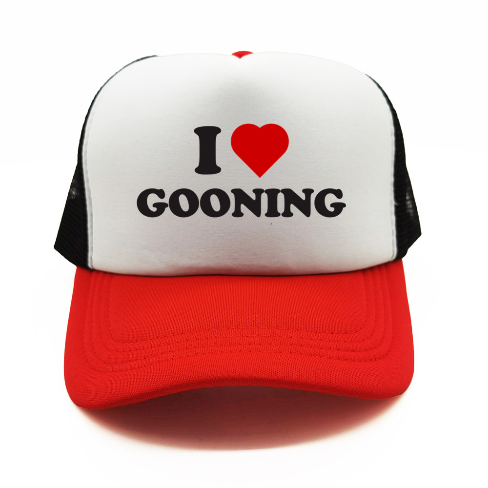 مضحك أنا أحب Gooning قبعات الب - مراجعة Trucker Cap Mesh وسعره