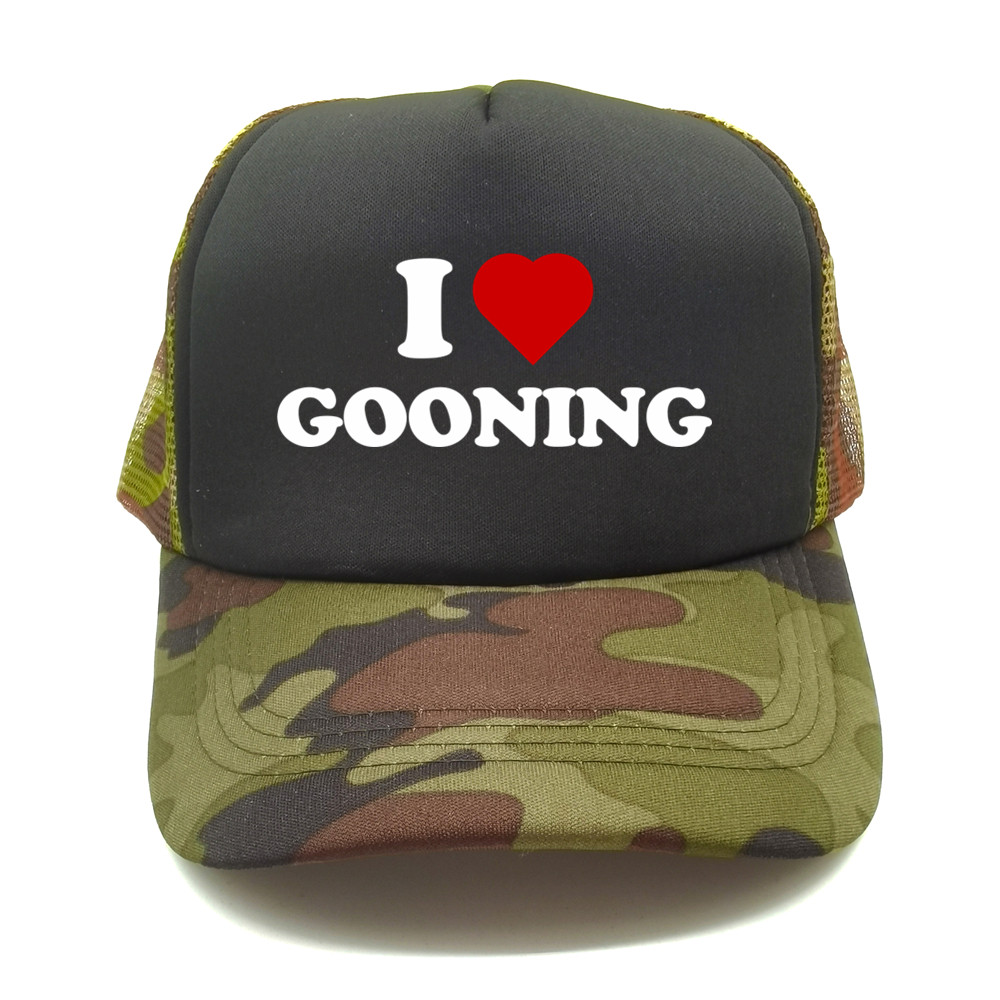مضحك أنا أحب Gooning قبعات الب - مراجعة Trucker Cap Mesh وسعره