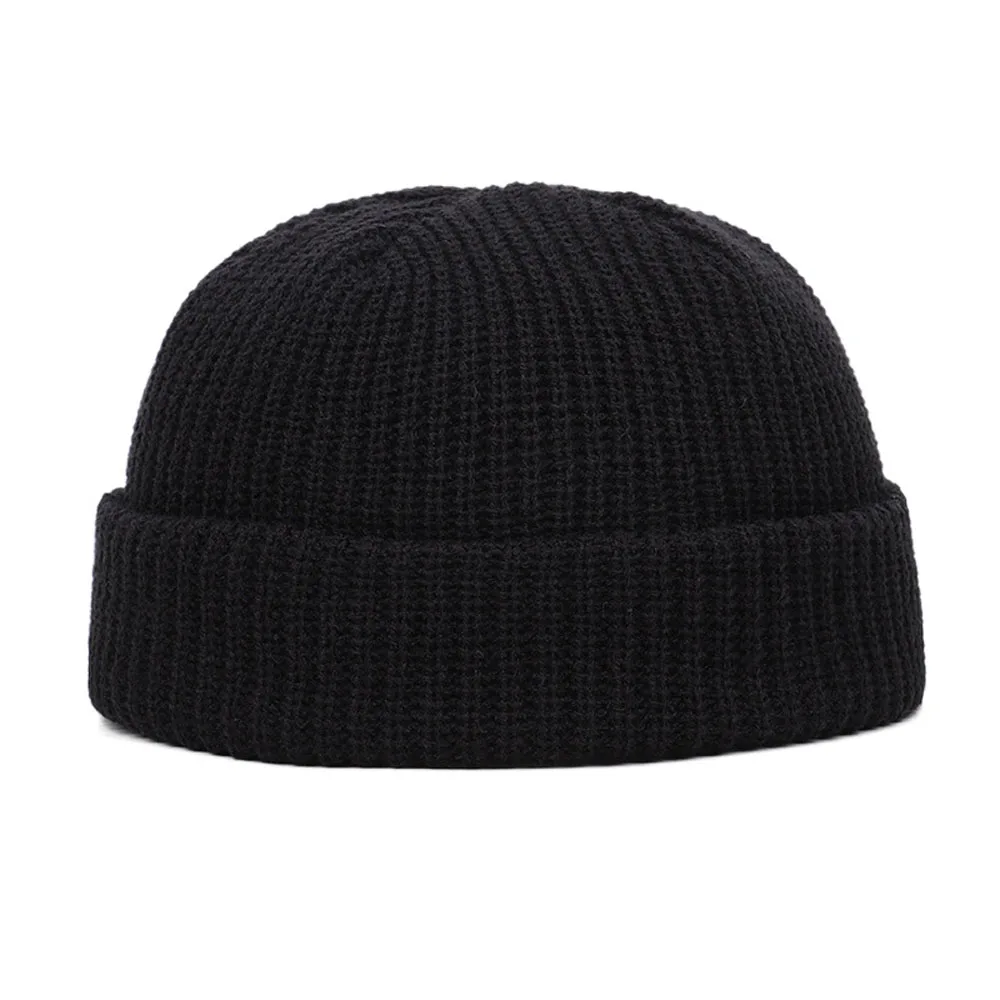 قبعة شتوية محبوكة للجنسين، قبع - مراجعة Beanie Cuffed Knit وسعره