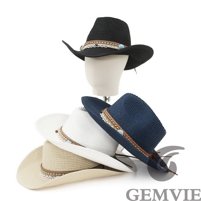 قبعة قش كاوبوي ريترو من GEMVIE - مراجعة Cowboy Hat Straw وسعره